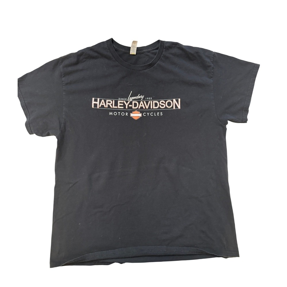Harley-Davidson T-Shirt Mens XL Black
